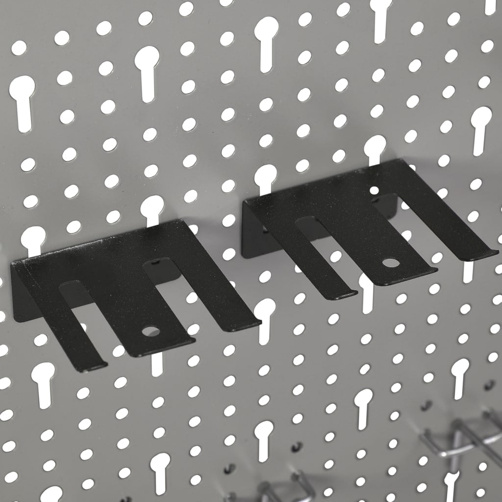 Wall-mounted Peg Boards 4 pcs 40x58 cm Steel