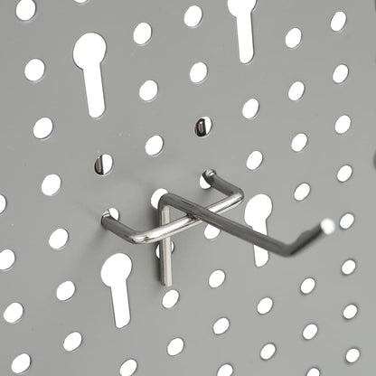 Wall-mounted Peg Boards 4 pcs 40x58 cm Steel