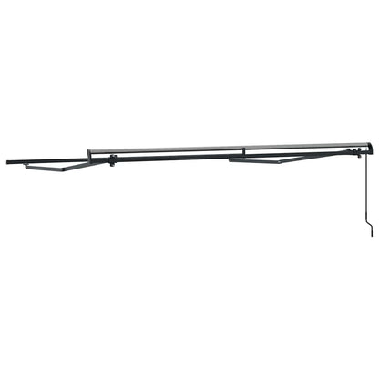 Awning Frame Manual Anthracite 3 x 2.5 m Aluminium
