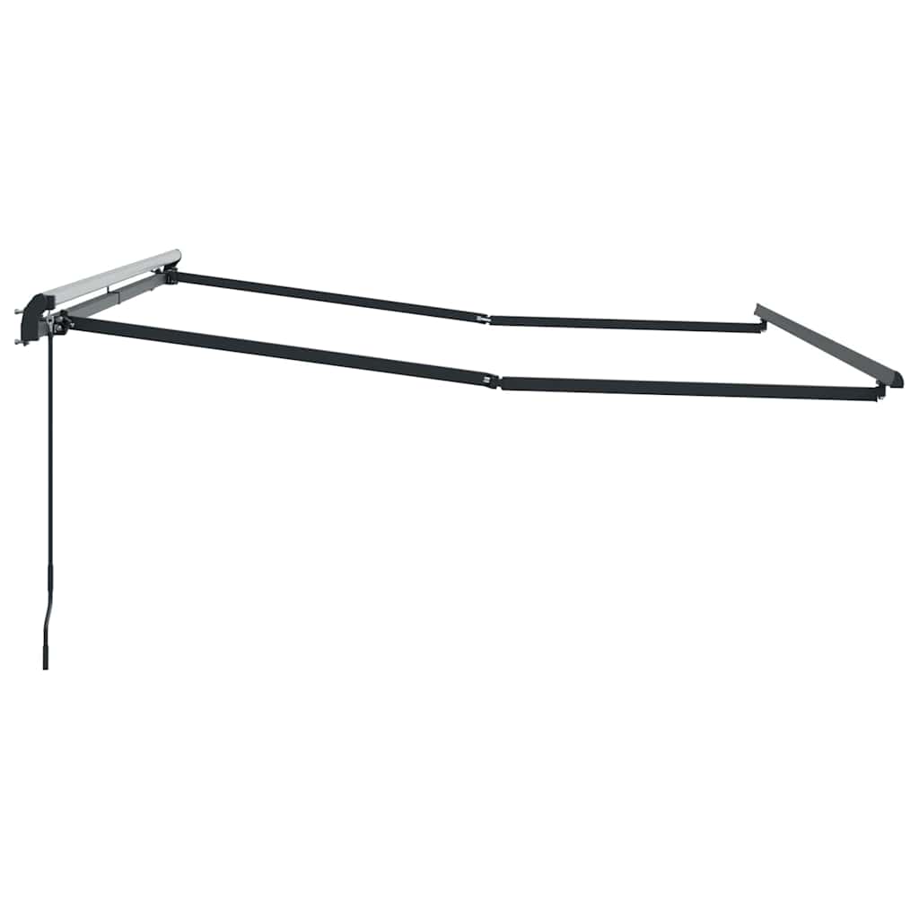 Awning Frame Manual Anthracite 3 x 2.5 m Aluminium