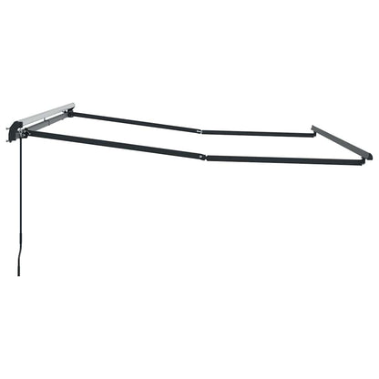 Awning Frame Manual Anthracite 3 x 2.5 m Aluminium