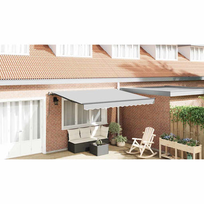 Awning Frame Manual Anthracite 3.5 x 2.5 m Aluminium