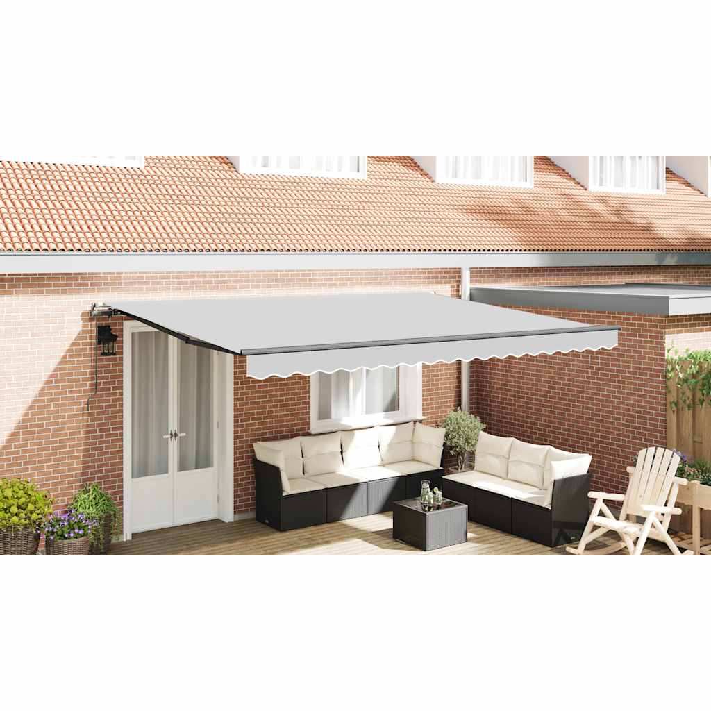 Awning Frame Anthracite 4.5 x 2.5 m Aluminium
