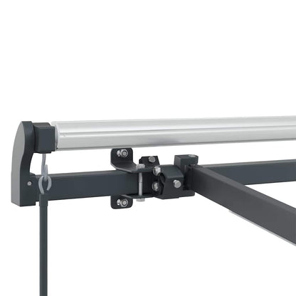 Awning Frame with Manual Anthracite 3.5 x 2.5 m Aluminium