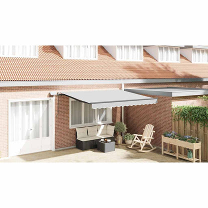 Awning Frame with Manual Anthracite 3.5 x 2.5 m Aluminium