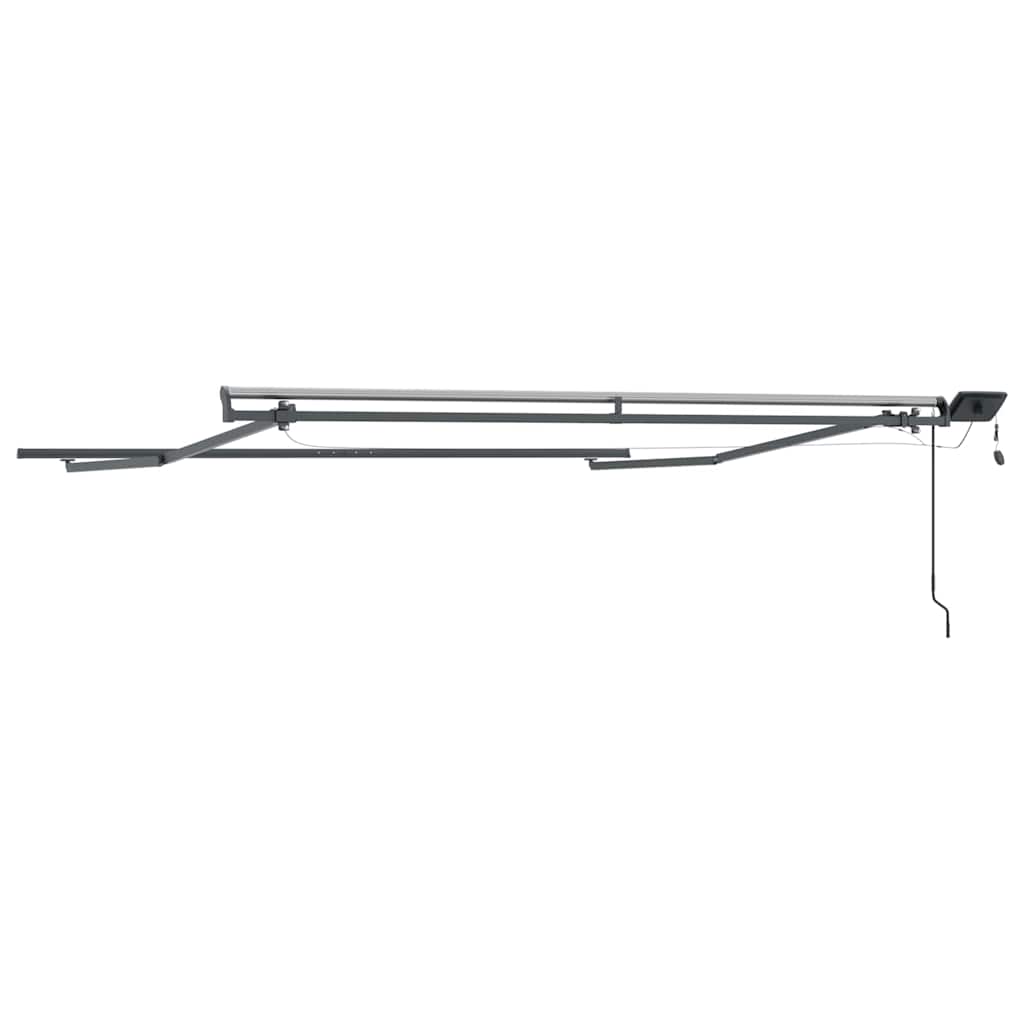 Awning Frame with Manual Anthracite 3.5 x 2.5 m Aluminium