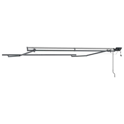 Awning Frame with Manual Anthracite 3.5 x 2.5 m Aluminium