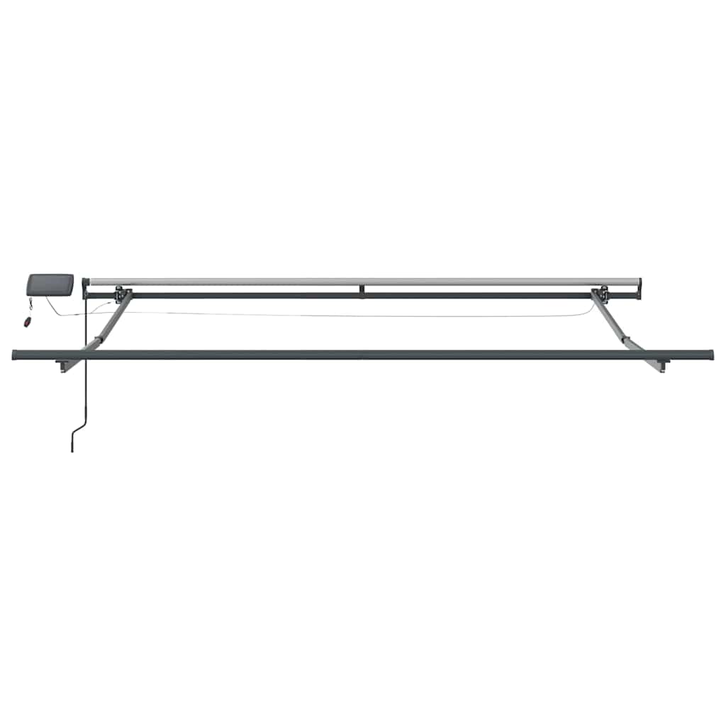 Awning Frame with Manual Anthracite 3.5 x 2.5 m Aluminium