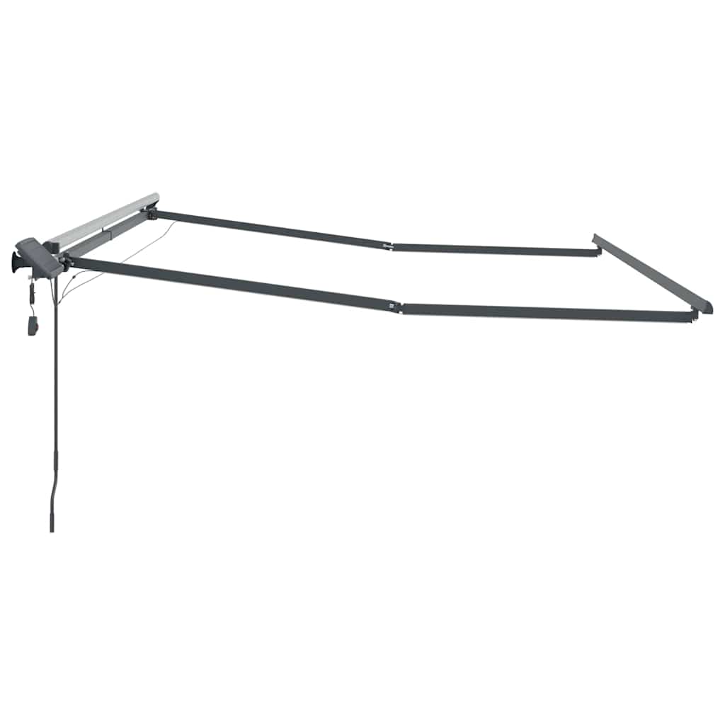Awning Frame with Manual Anthracite 3.5 x 2.5 m Aluminium