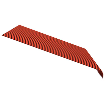 Awning Top Sunshade Canvas Orange and Brown 3.5x2.5 m