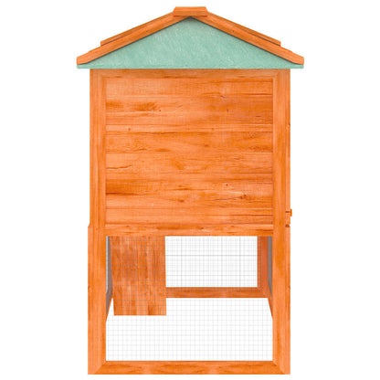 Animal Rabbit Cage Double Floor Wood