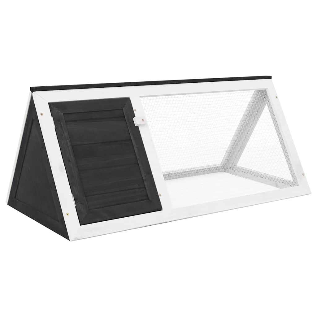 Animal Rabbit Cage Grey Wood