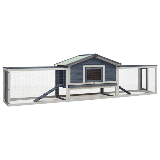 Rabbit Hutch | Grey and White