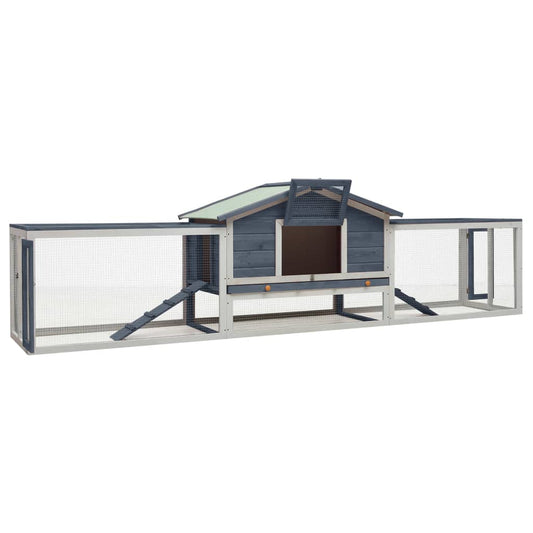 Rabbit Hutch | Grey and White