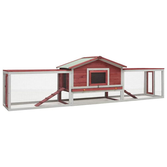 Rabbit Hutch | Red and white
