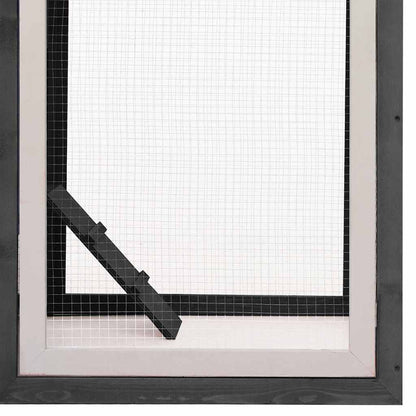 Chicken Cage Grey 170x81x110 cm Solid Pine & Fir Wood
