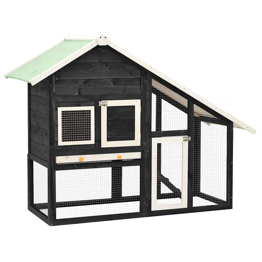 Rabbit Hutch | Grey and White