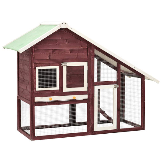 Rabbit Hutch | Mocha and white