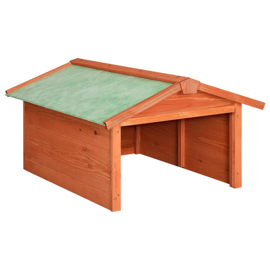 Lawn Mower Garage | Brown, Green | Solid Firwood, Plywood | Medium