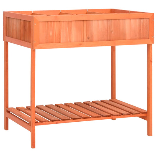 Herb Planter | Brown | Solid Firwood, Plywood | Medium | Herb Planter