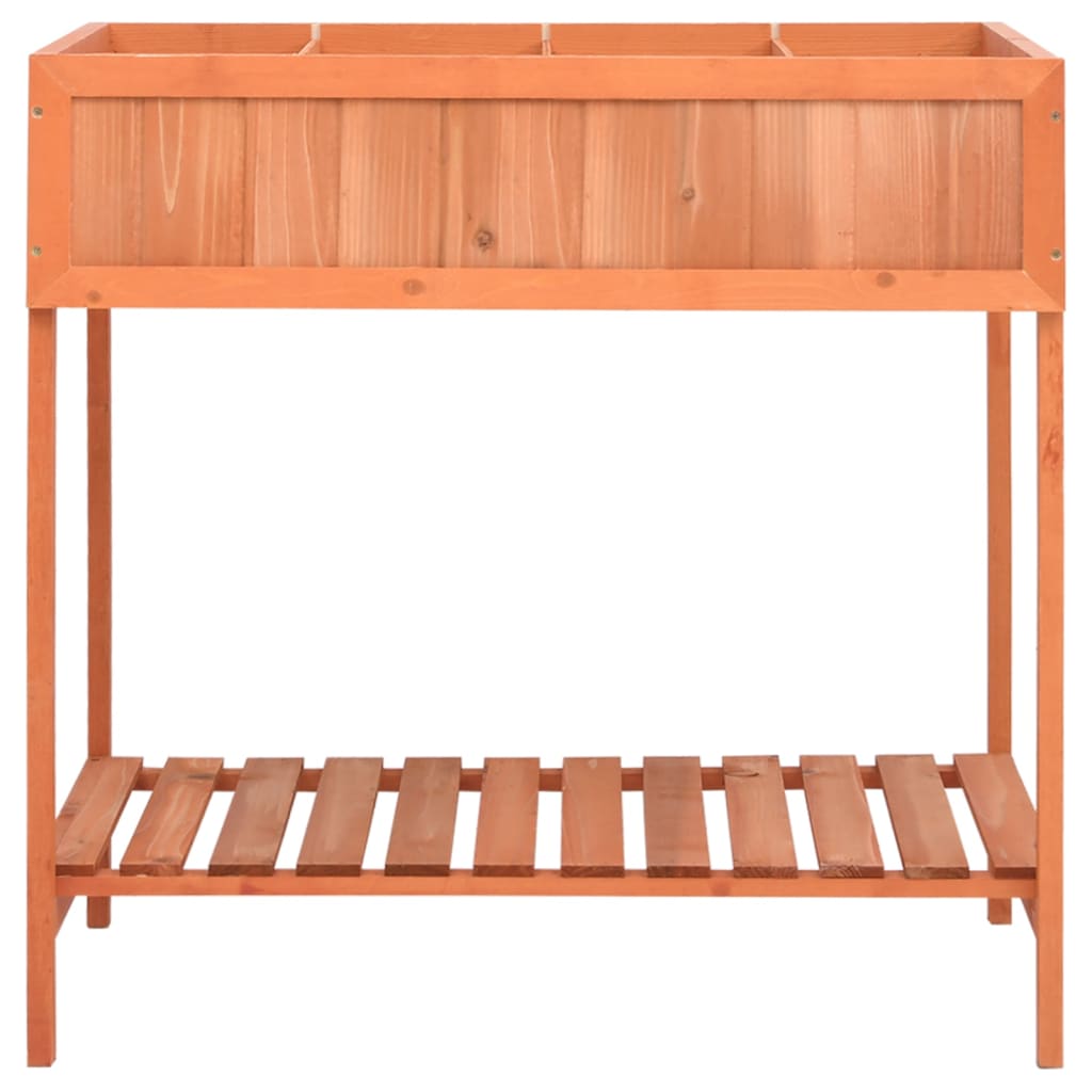 Herb Planter | Brown | Solid Firwood, Plywood | Medium | Herb Planter