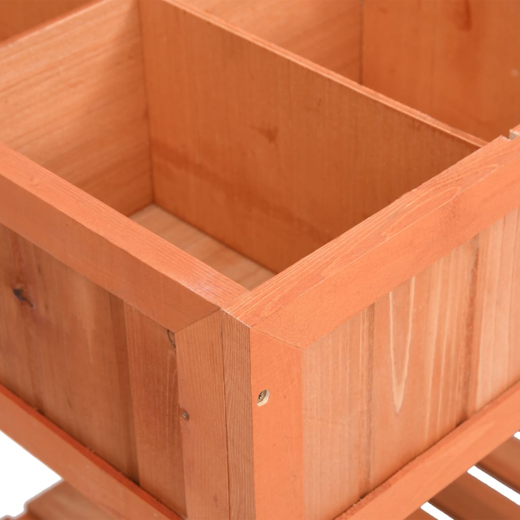 Herb Planter | Brown | Solid Firwood, Plywood | Medium | Herb Planter