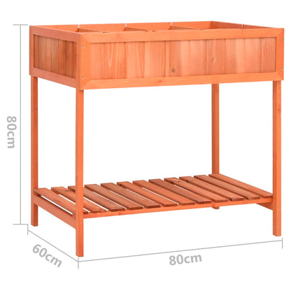 Herb Planter | Brown | Solid Firwood, Plywood | Medium | Herb Planter