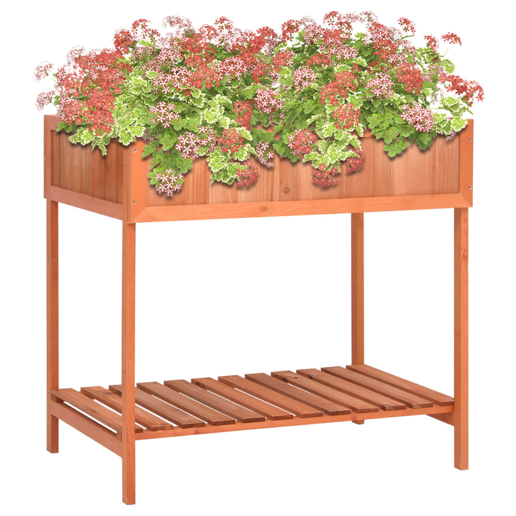 Herb Planter | Brown | Solid Firwood, Plywood | Medium | Herb Planter