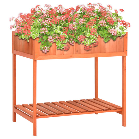 Herb Planter | Brown | Solid Firwood, Plywood | Medium | Herb Planter