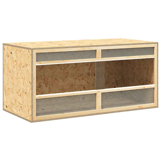 Terrarium | Brown | Engineered wood | 100x47x47 cm | Breathable Design