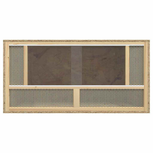 Terrarium | Brown | Engineered wood, glass, steel | 80 x 40 x 40 cm