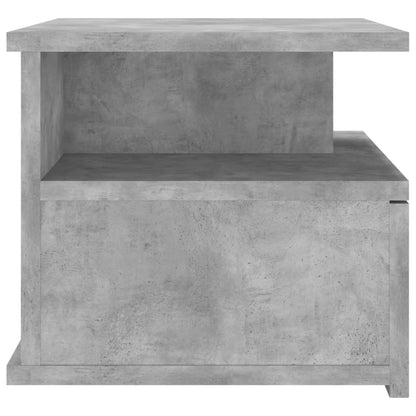 Floating Nightstands 2 pcs Concrete Grey 40x31x27cm Engineered Wood