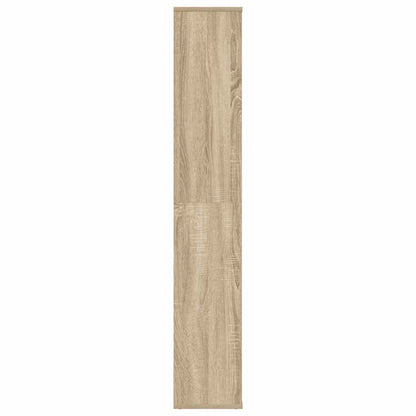 Room Divider/Book Cabinet Sonoma Oak 100x24x140 cm Engineered Wood