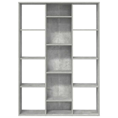 Room Divider/Book Cabinet Concrete Grey 100x24x140 cm Engineered Wood