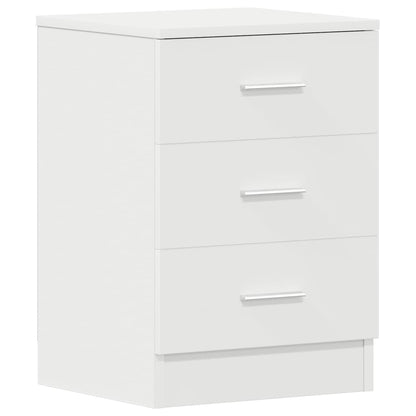 800451 vidaXL Bedside Cabinets 2 pcs White 38x35x56 cm Engineered Wood