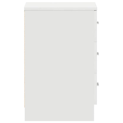 800451 vidaXL Bedside Cabinets 2 pcs White 38x35x56 cm Engineered Wood