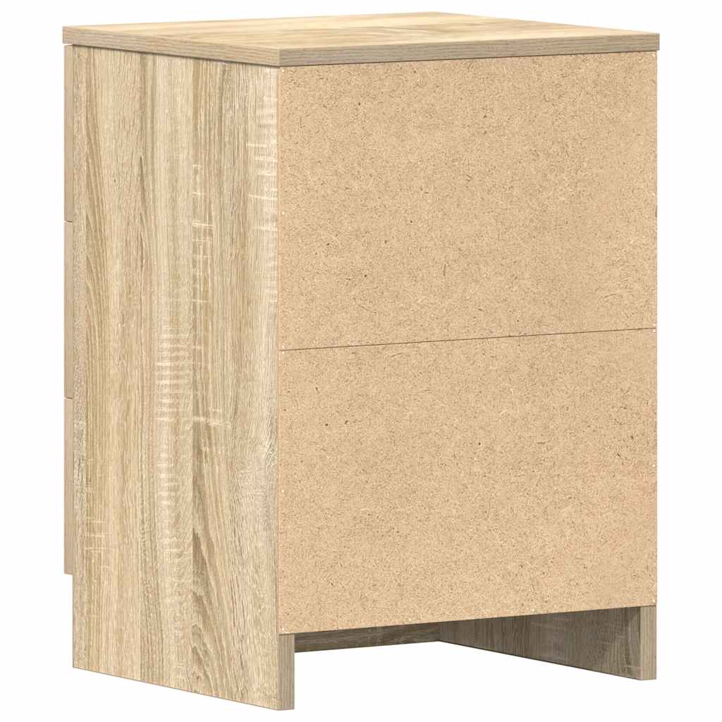 Bedside Cabinets 2 pcs Sonoma Oak 38x35x56 cm Engineered Wood