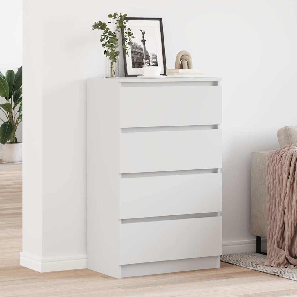 800531 vidaXL Sideboard White 60x35x98,5 cm Engineered Wood