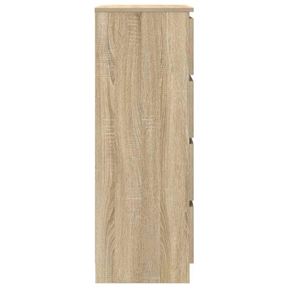 Sideboard Sonoma Oak 60x35x98.5 cm Engineered Wood