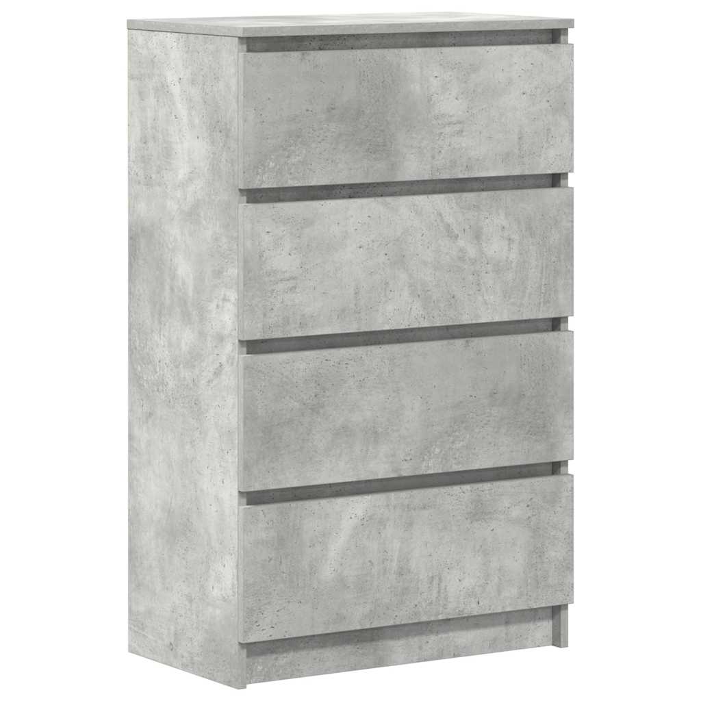 Sideboard Concrete Grey 60x35x98.5 cm Engineered Wood