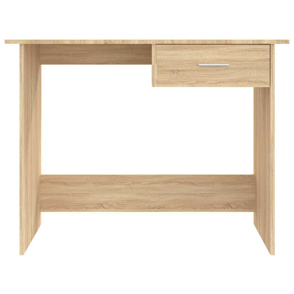 800552 vidaXL Desk Sonoma Oak 100x50x76 cm Engineered Wood