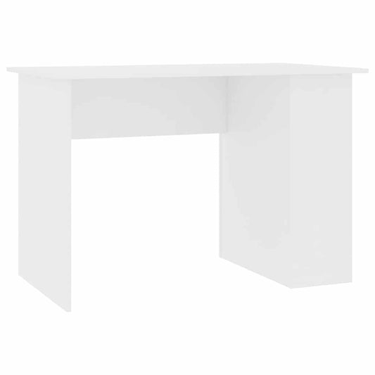 800576 vidaXL Desk White 110x60x73 cm Engineered Wood