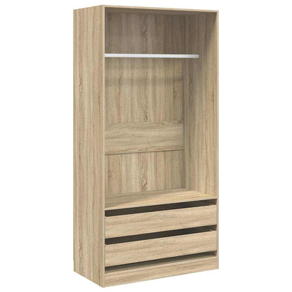 Wardrobe Sonoma Oak 100x50x200 cm Engineered Wood