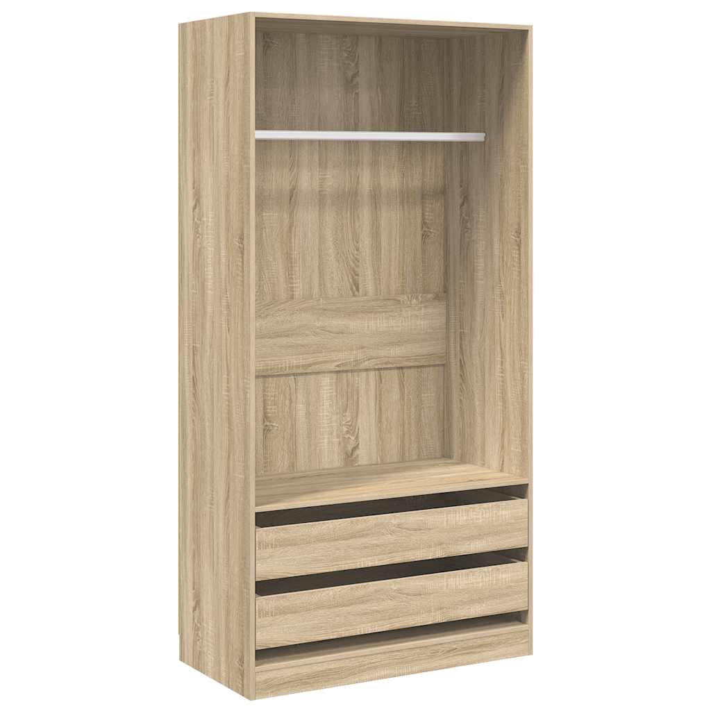Wardrobe | Sonoma Oak | Engineered wood | Compact | Wardrobe