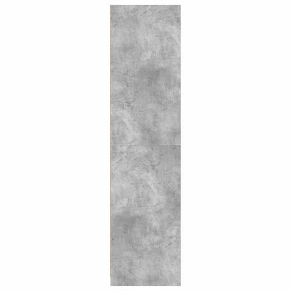 Wardrobe Concrete Grey 100x50x200 cm Engineered Wood