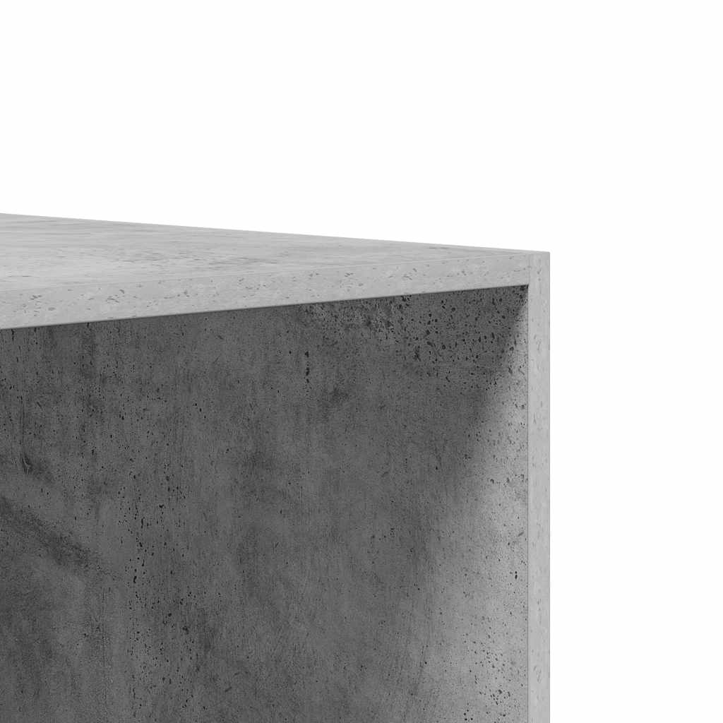 Wardrobe | Concrete Grey | Engineered Wood | Compact | Wardrobe