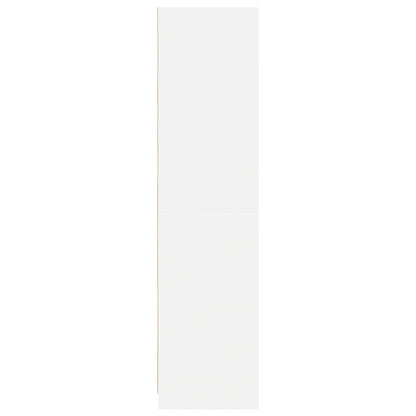 Wardrobe with Drawers White 50x50x200 cm Engineered Wood