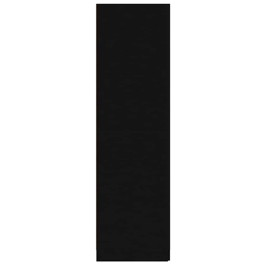 800622 vidaXL Wardrobe Black 80x52x180 cm Engineered Wood
