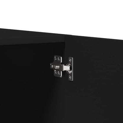800622 vidaXL Wardrobe Black 80x52x180 cm Engineered Wood