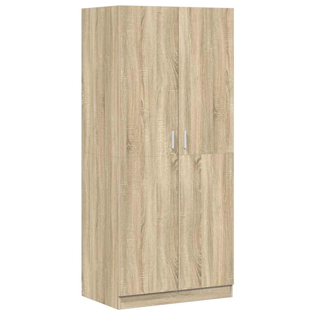 Wardrobe Sonoma Oak 80x52x180 cm Engineered Wood